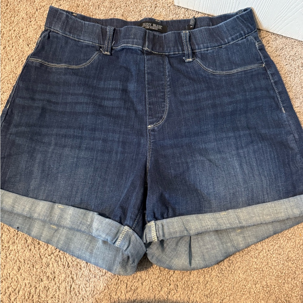 Judy Blue Blue Jean Shorts Classic Cutoff Style
